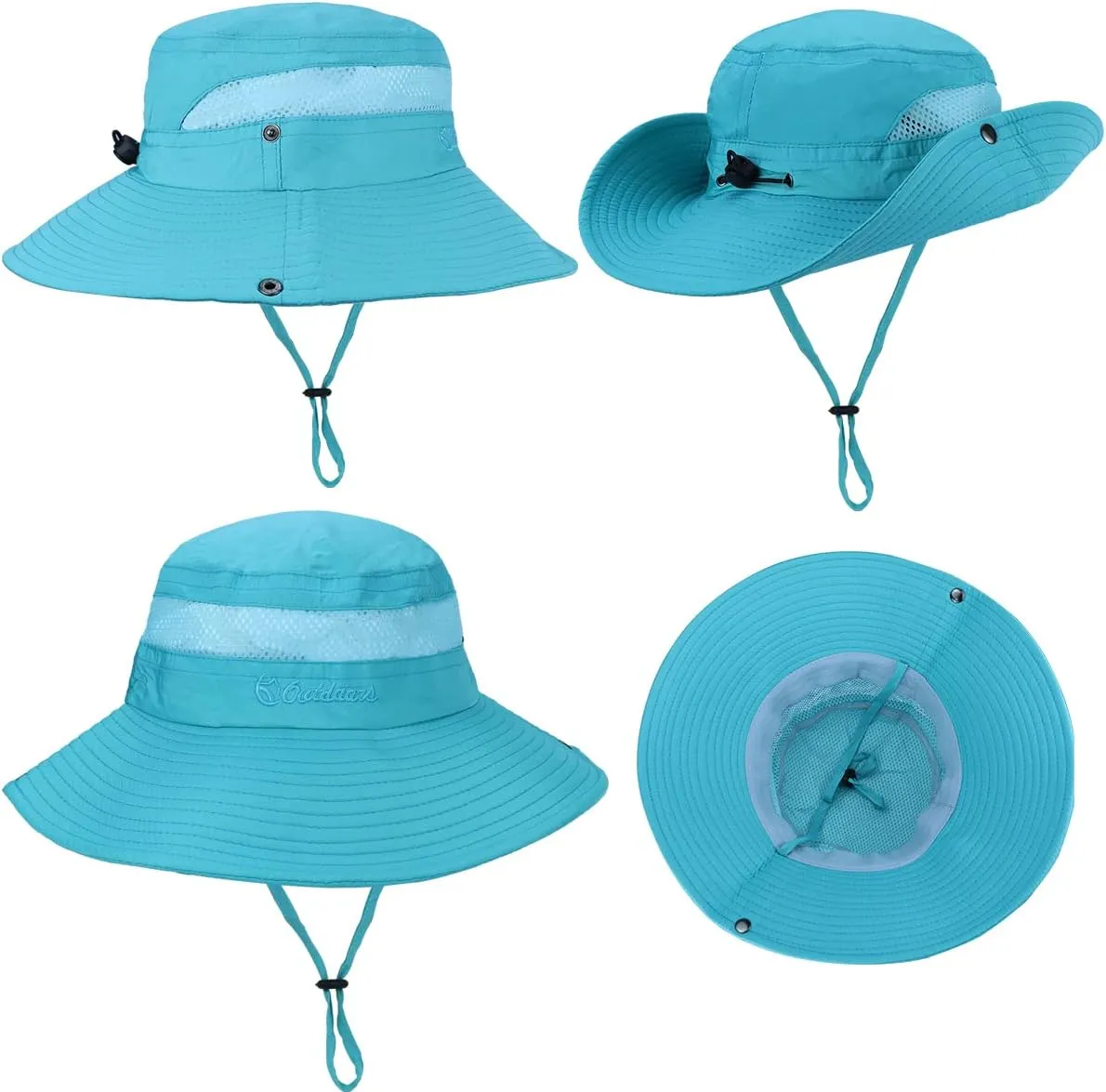 Outdoor Sun Hat Bucket Hats for Women Sun Protection Mesh Quick-Dry Cap UPF 50  (Adjustable Size)