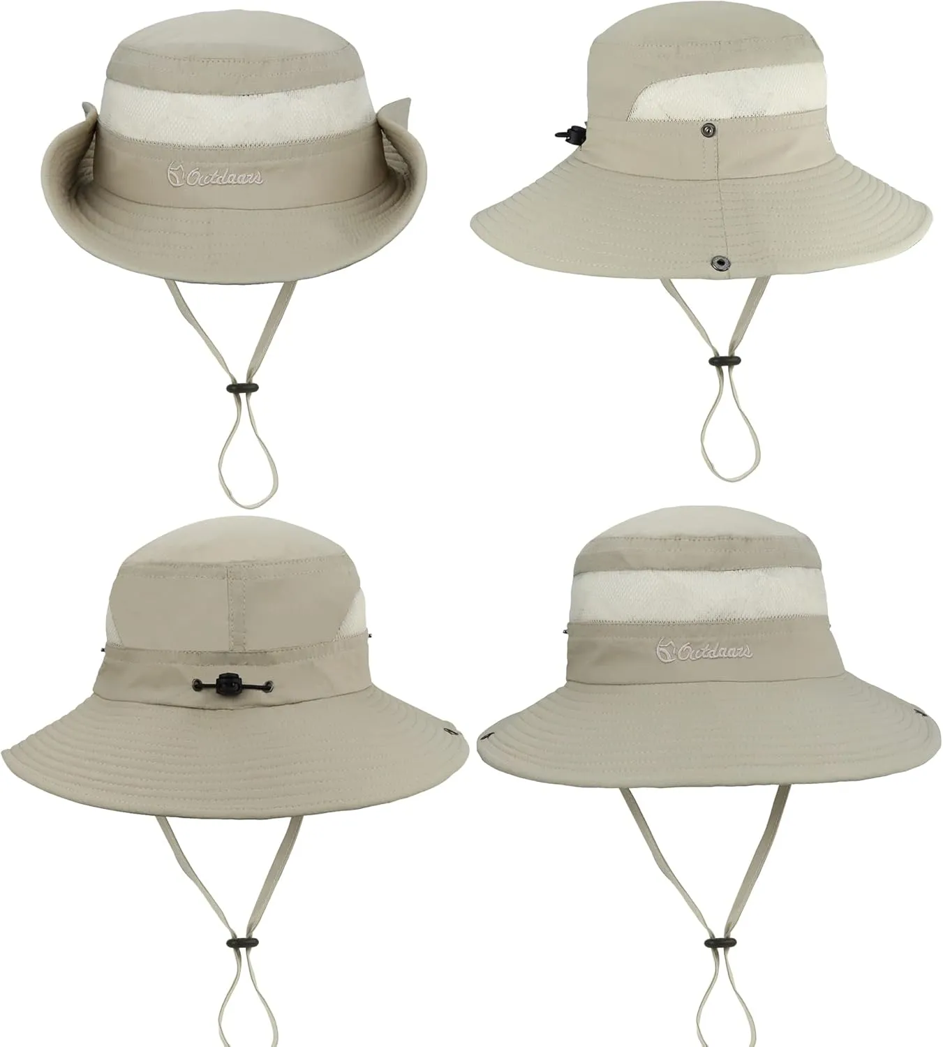 Outdoor Sun Hat Bucket Hats for Women Sun Protection Mesh Quick-Dry Cap UPF 50  (Adjustable Size)