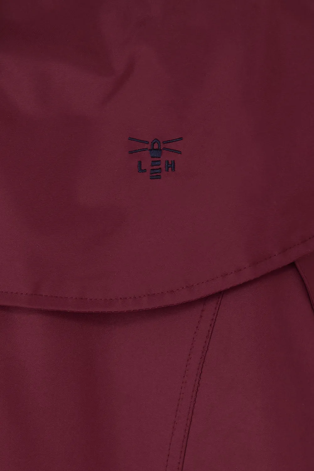 Outrider 3/4 Length Waterproof Raincoat - Berry