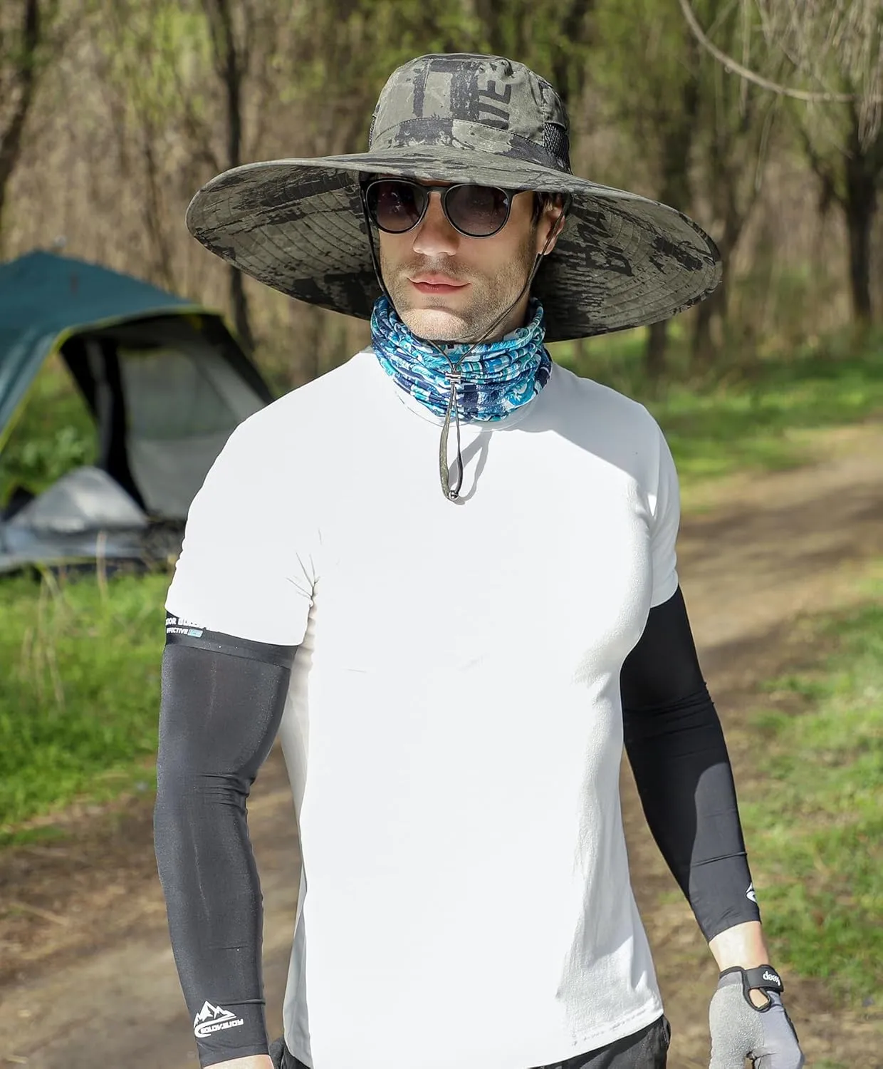 Oversize XL/XXL Sun Hat for Large Head, Unisex Wide Brim Breathable Outdoor Bucket Fishing Hats