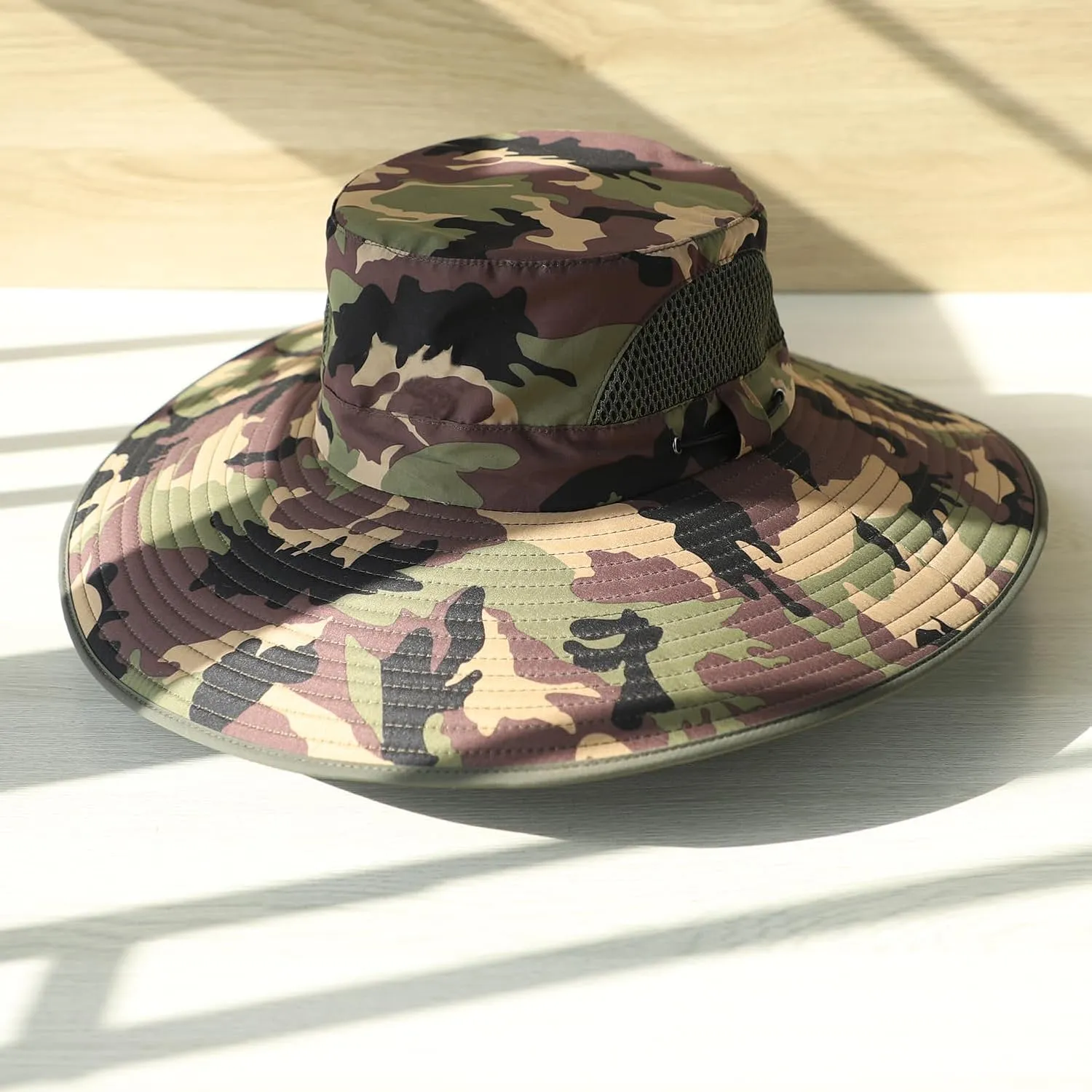 Oversize XL/XXL Sun Hat for Large Head, Unisex Wide Brim Breathable Outdoor Bucket Fishing Hats