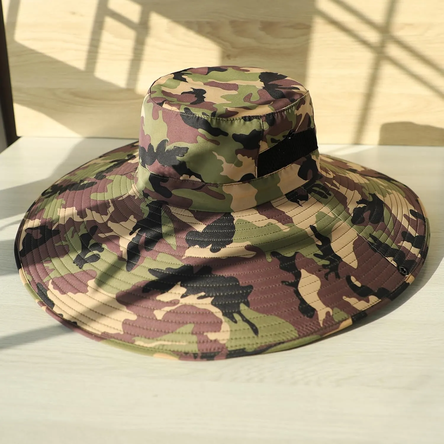 Oversize XL/XXL Sun Hat for Large Head, Unisex Wide Brim Breathable Outdoor Bucket Fishing Hats