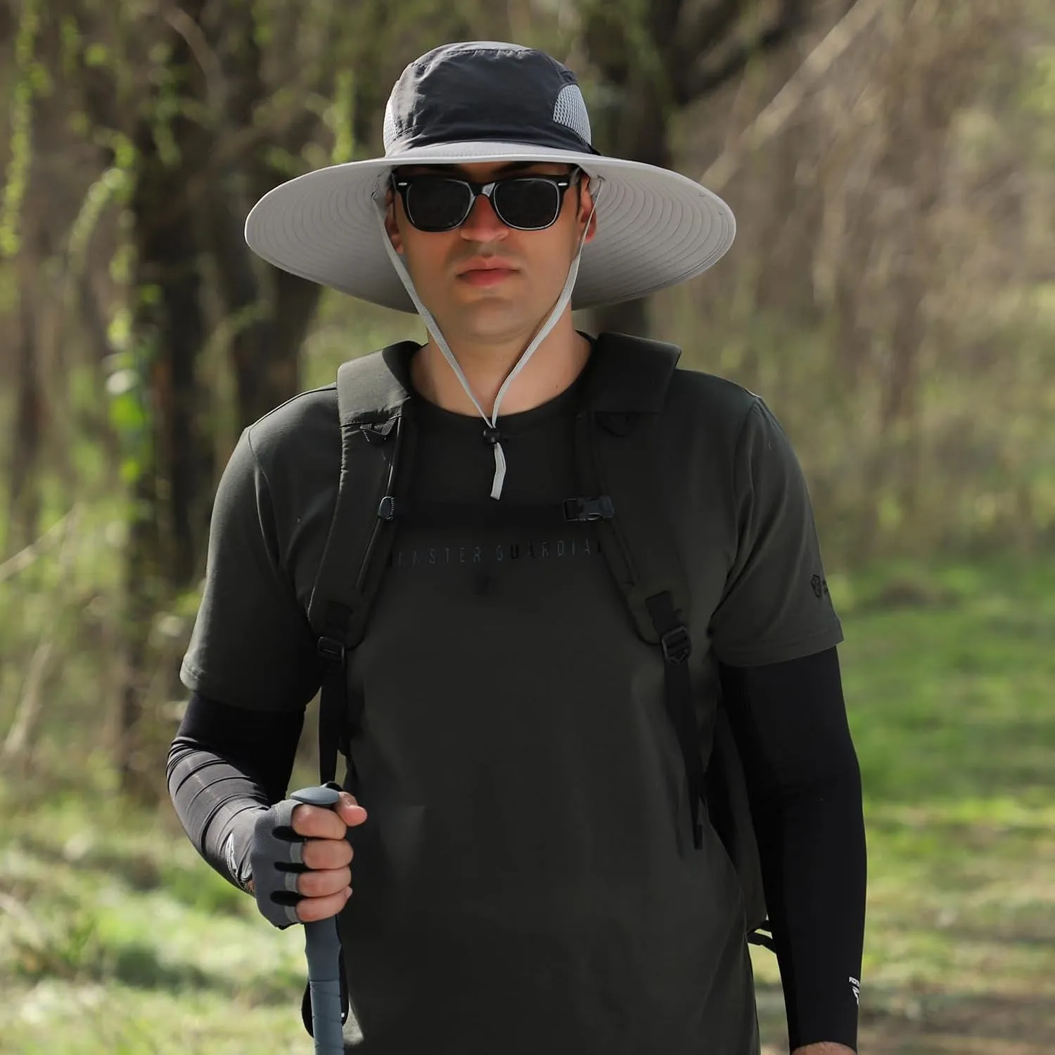 Oversize XL/XXL Sun Hat for Large Head, Unisex Wide Brim Breathable Outdoor Bucket Fishing Hats