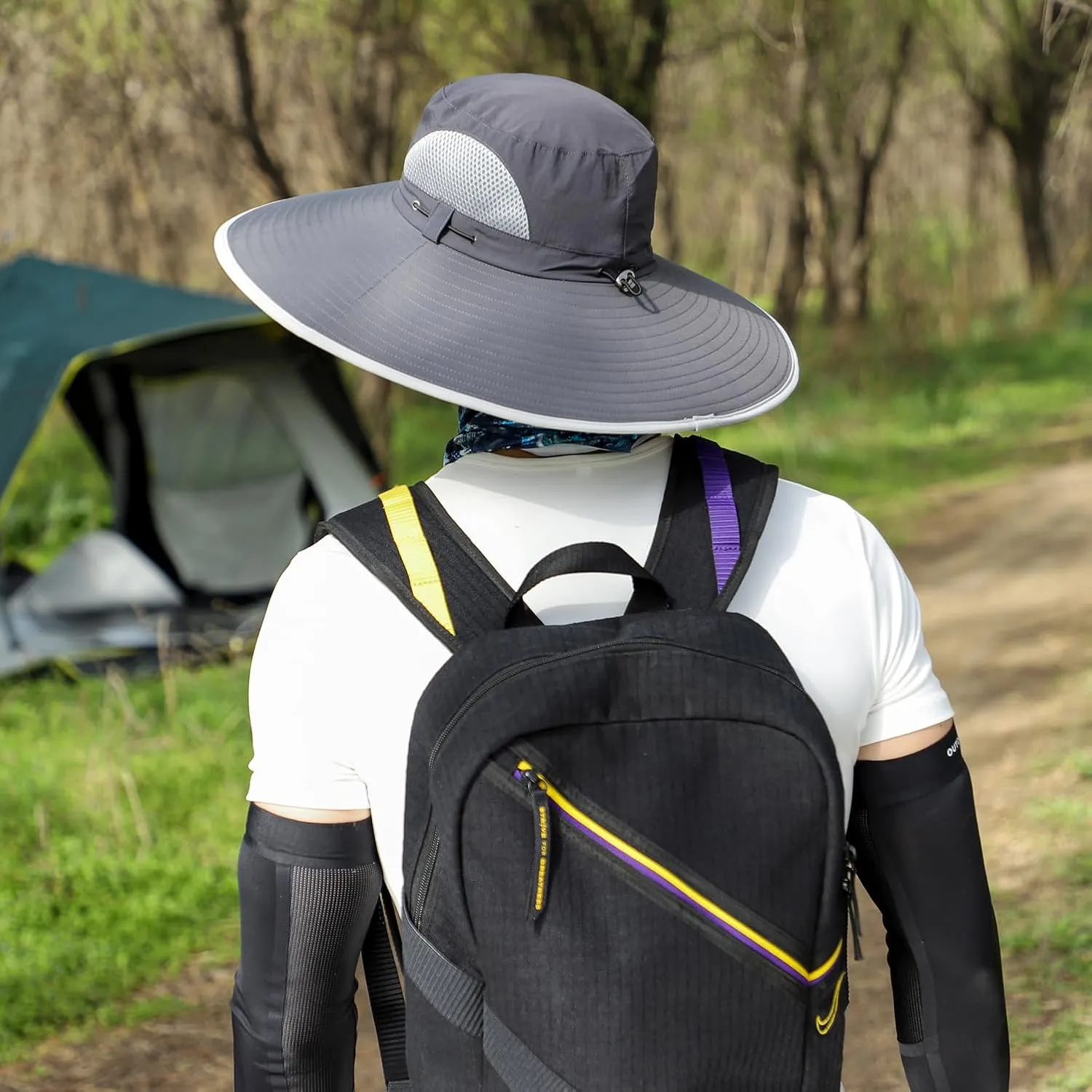 Oversize XL/XXL Sun Hat for Large Head, Unisex Wide Brim Breathable Outdoor Bucket Fishing Hats