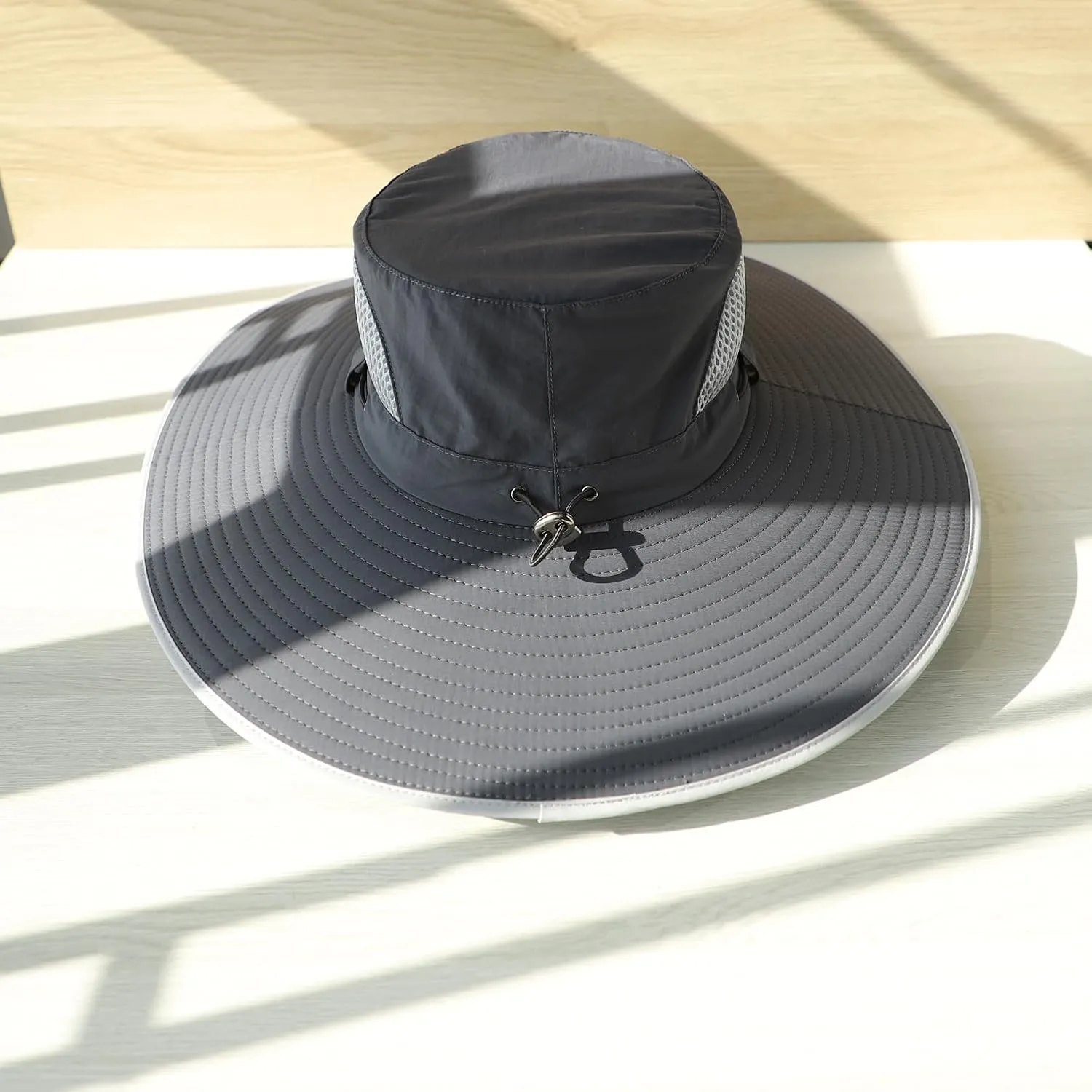 Oversize XL/XXL Sun Hat for Large Head, Unisex Wide Brim Breathable Outdoor Bucket Fishing Hats