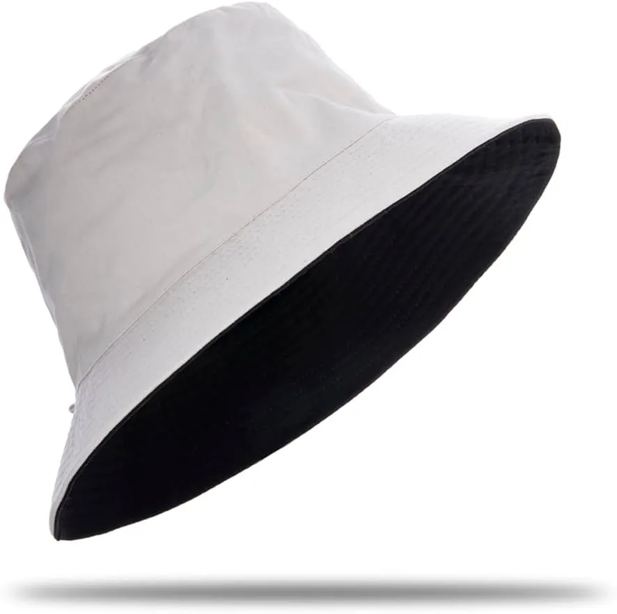 Oversize XXL Bucket Hat Reversible Extra Large Sun Hat Big Head Wide Brim Fishing Hat for Men Women