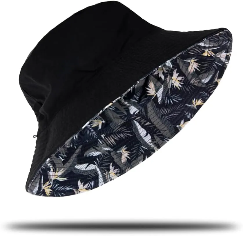 Oversize XXL Bucket Hat Reversible Extra Large Sun Hat Big Head Wide Brim Fishing Hat for Men Women