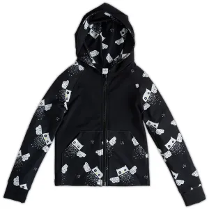 Owls Zip Up Hoodie UPF 50 
