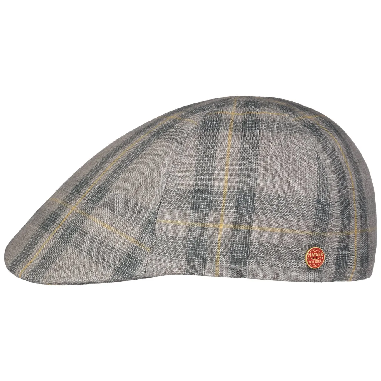 Paddy Kampen Linen Flat Cap by Mayser