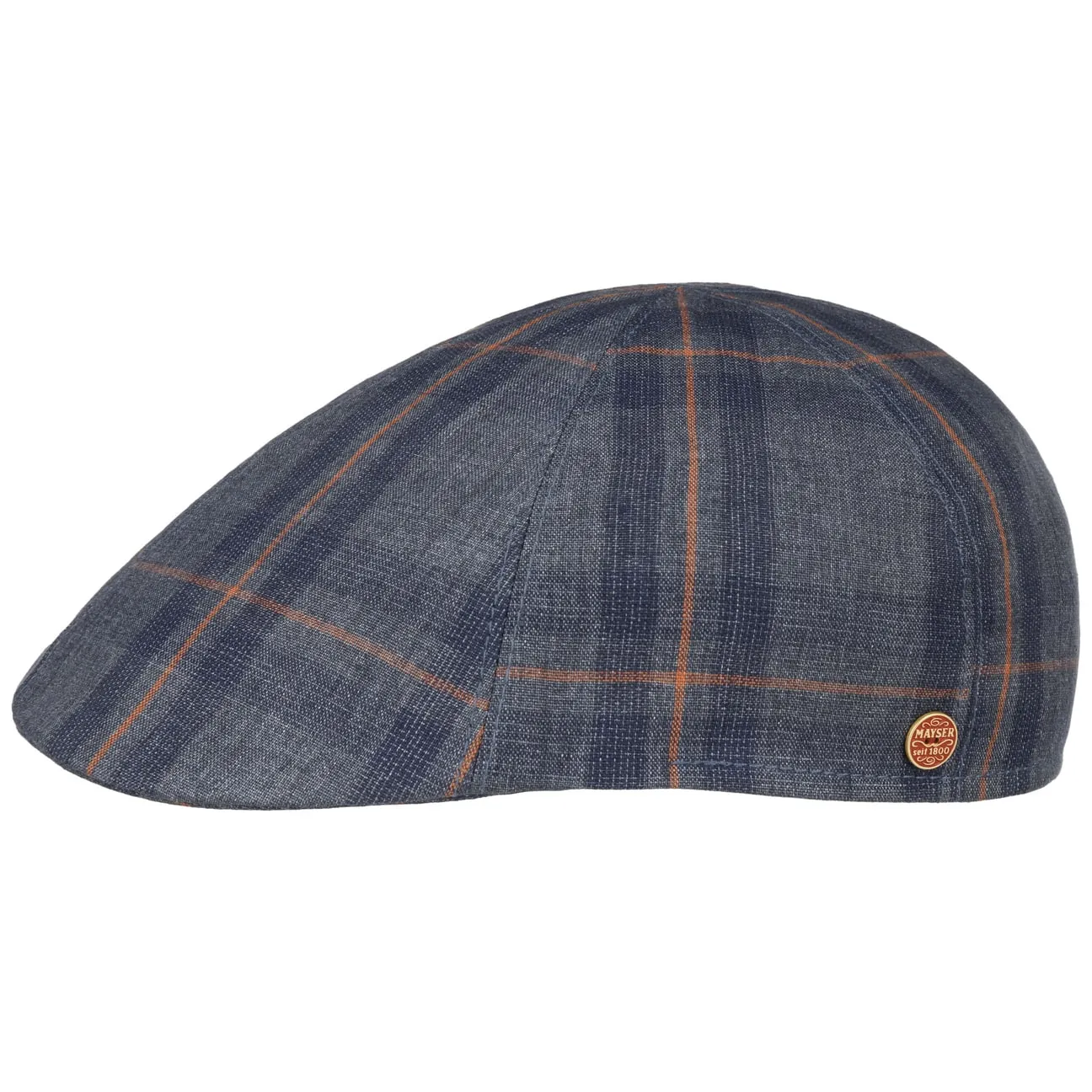Paddy Kampen Linen Flat Cap by Mayser