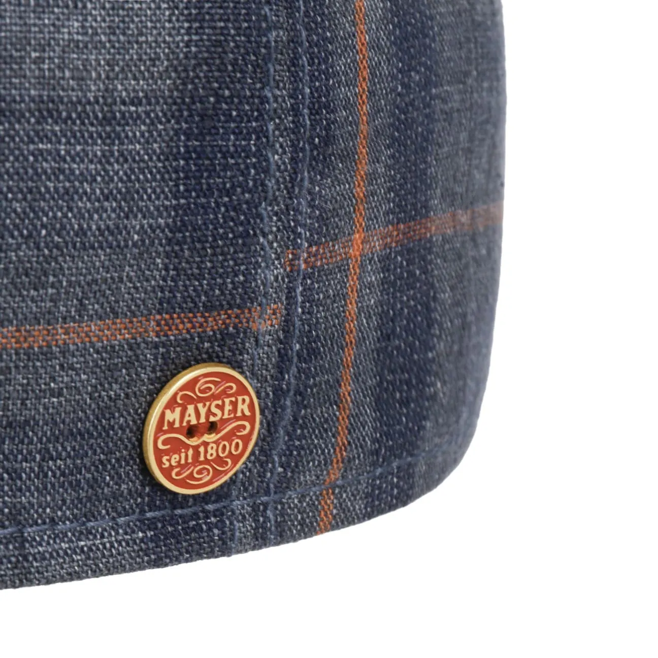 Paddy Kampen Linen Flat Cap by Mayser