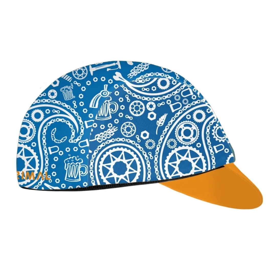 Paisley Chain Cycling Cap
