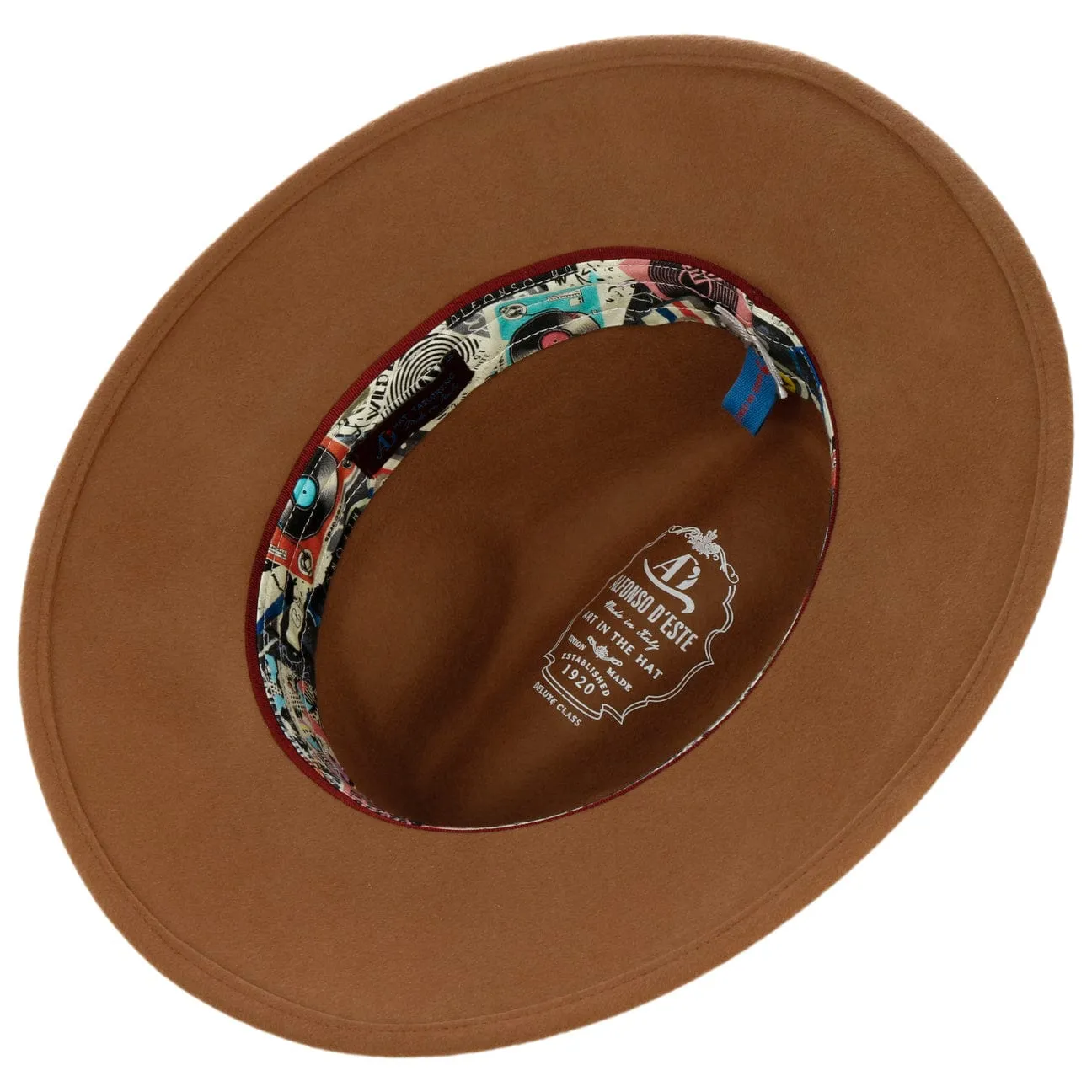 Paisley Crown Wool Hat by Alfonso D'Este