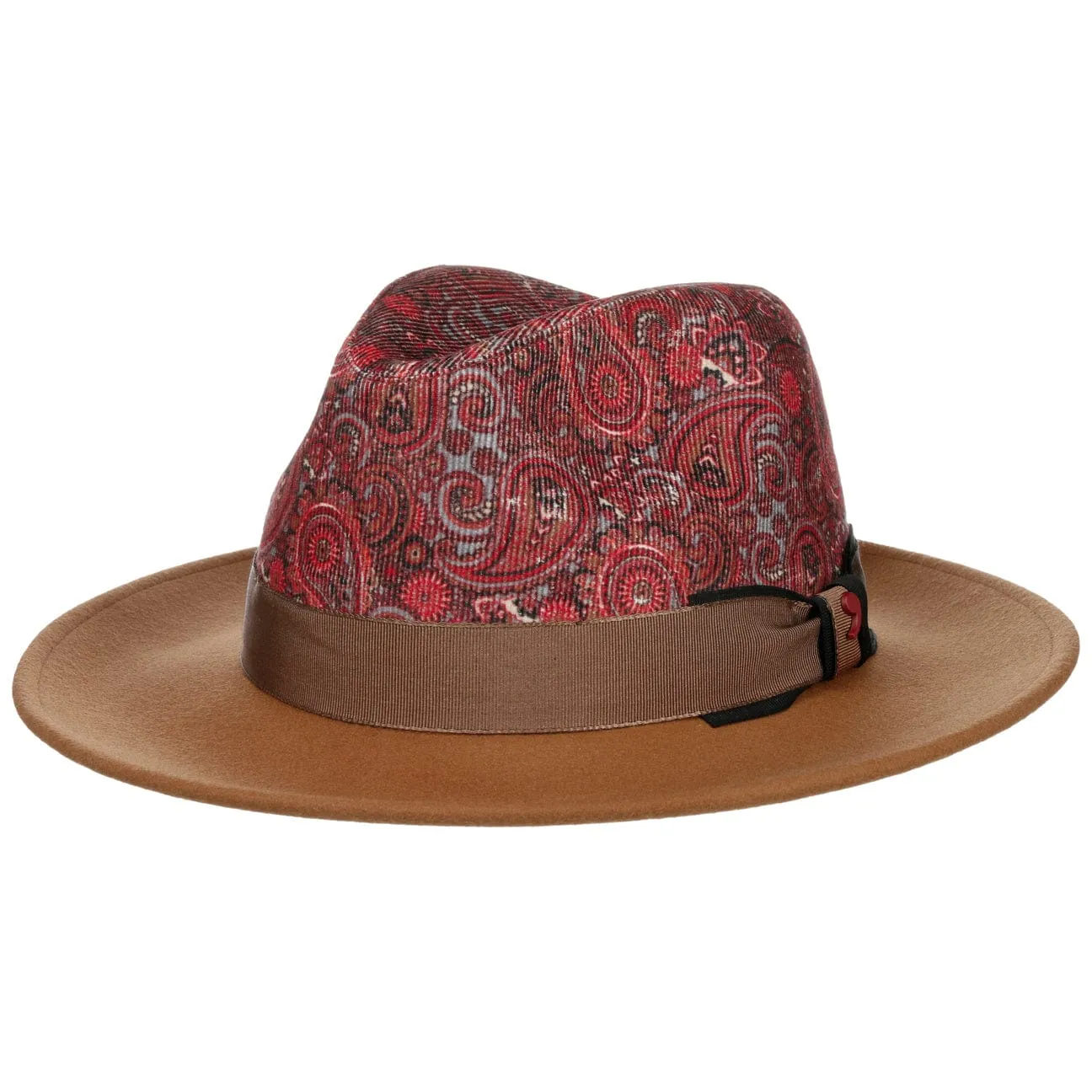 Paisley Crown Wool Hat by Alfonso D'Este