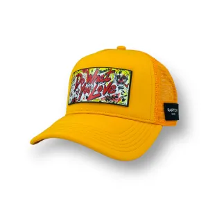 PARTCH DWYL Trucker Hat Yellow Removable Clip