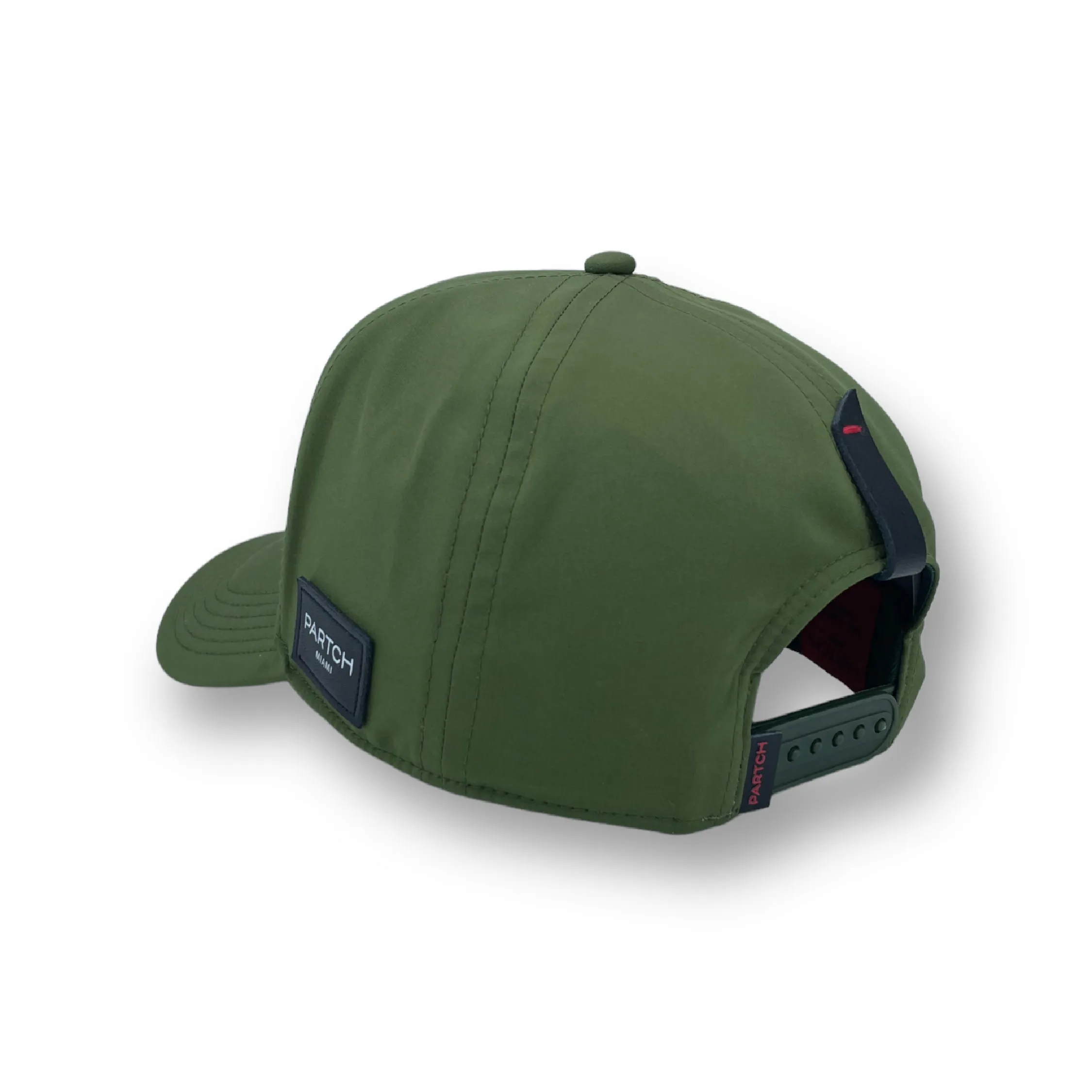 PARTCH Exsyt Trucker Hat Khaki Green FF Removable Clip