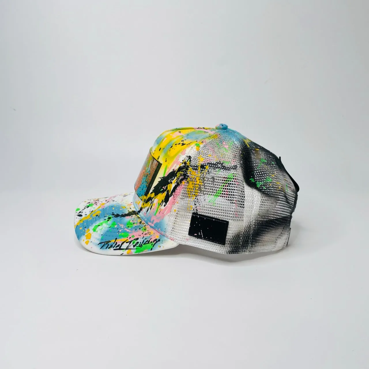 PARTCH Exsyt Trucker Hat White Atelier Collection