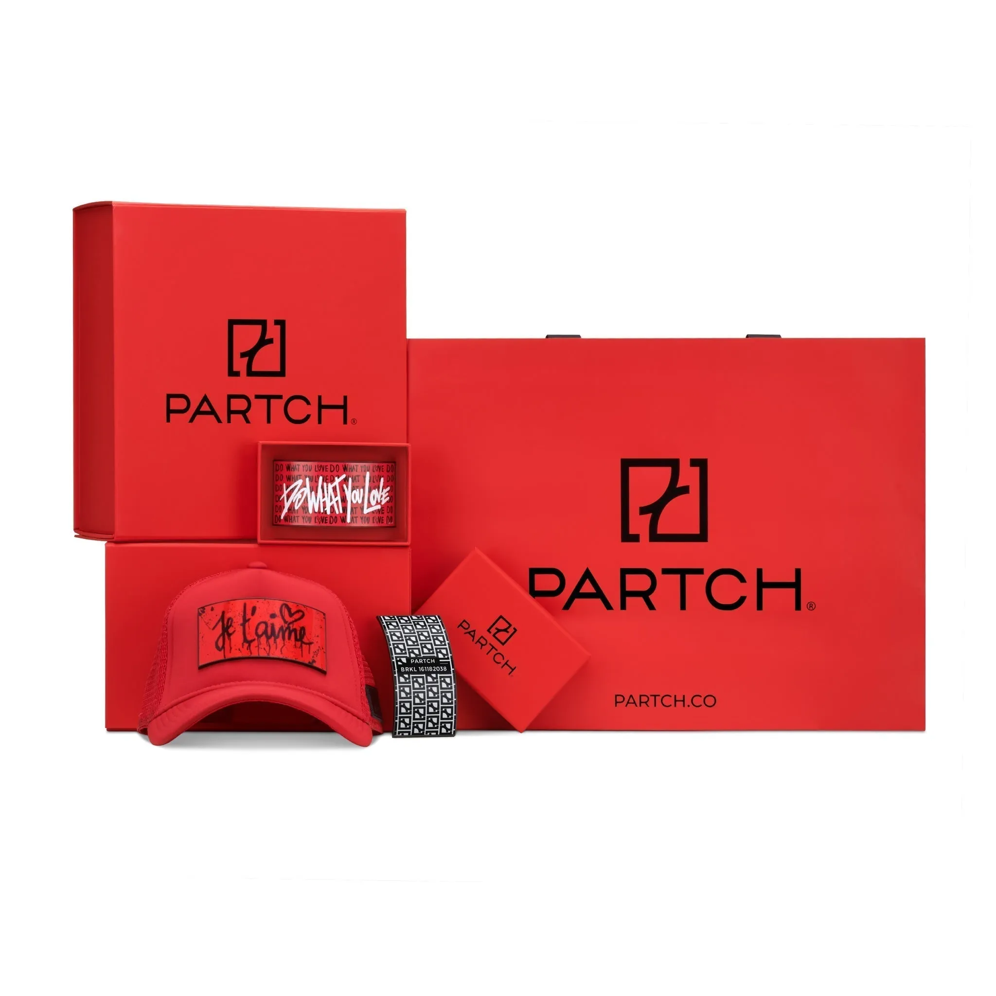 PARTCH Exsyt Trucker Hat White Atelier Collection