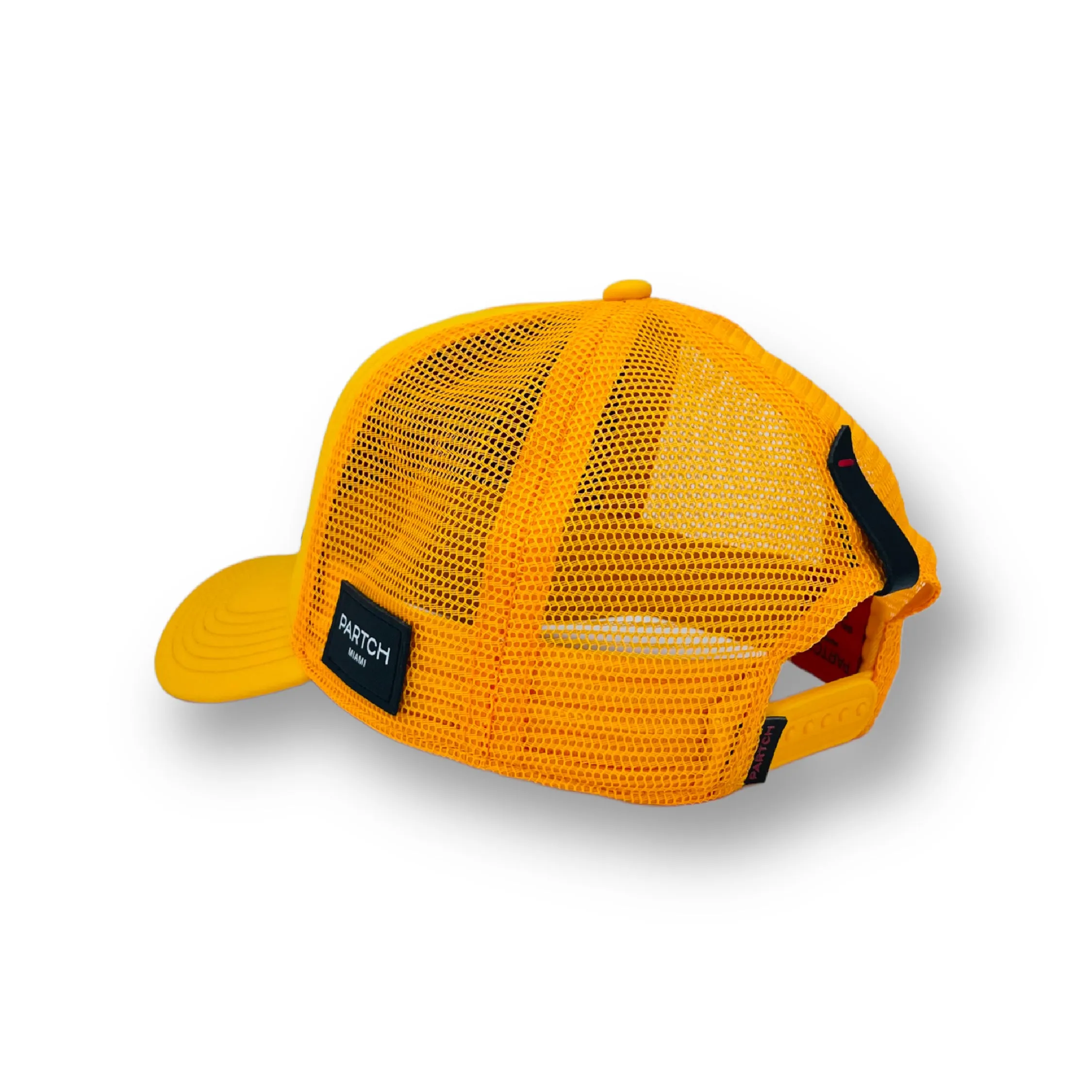 PARTCH Pop Love Wht/Blk Trucker Hat Yellow Removable Clip