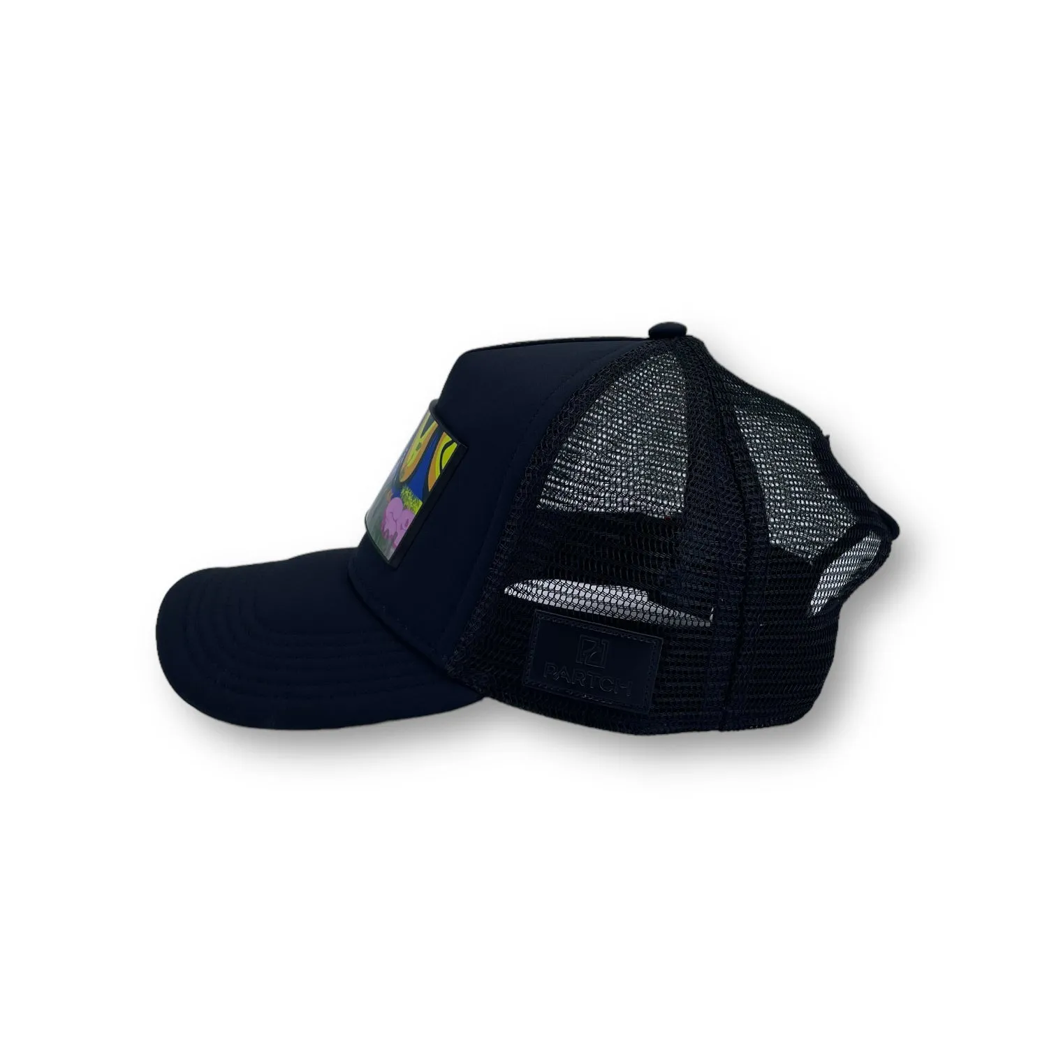 PARTCH Swag Trucker Hat Black Removable Clip