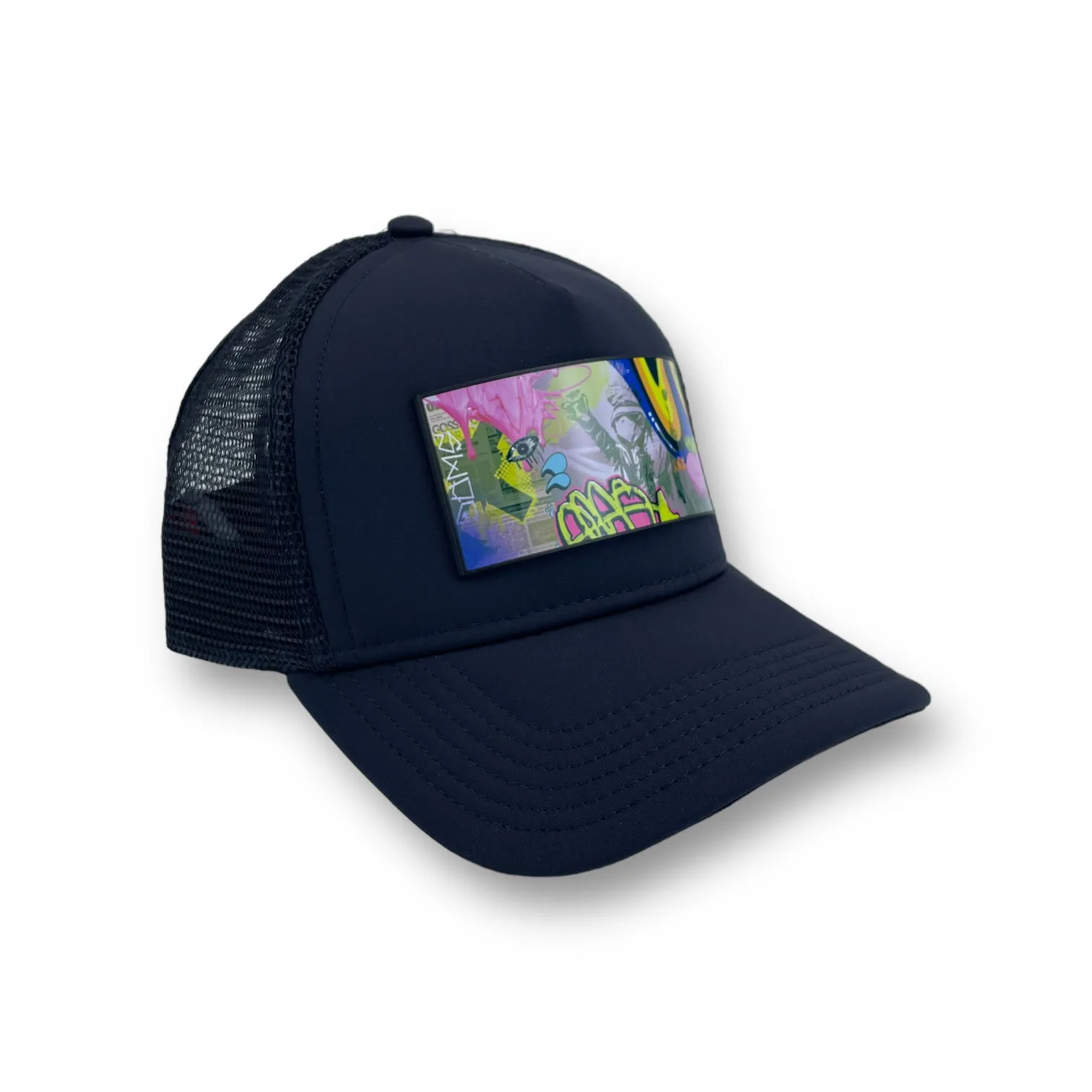 PARTCH Swag Trucker Hat Black Removable Clip