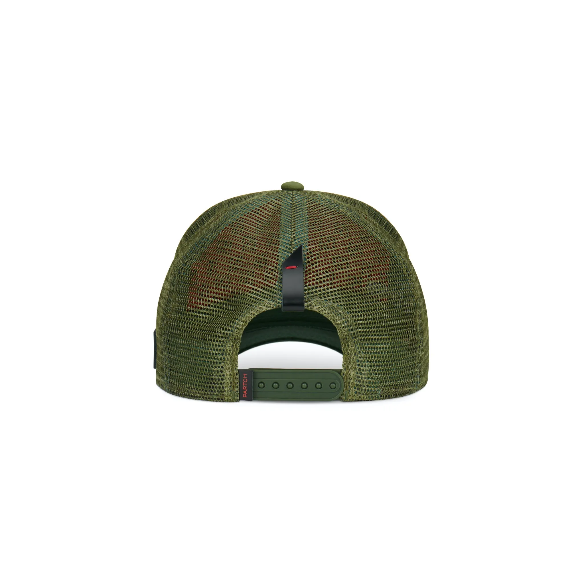 PARTCH x End of Code Trucker Hat Kkaki Green Removable Clip