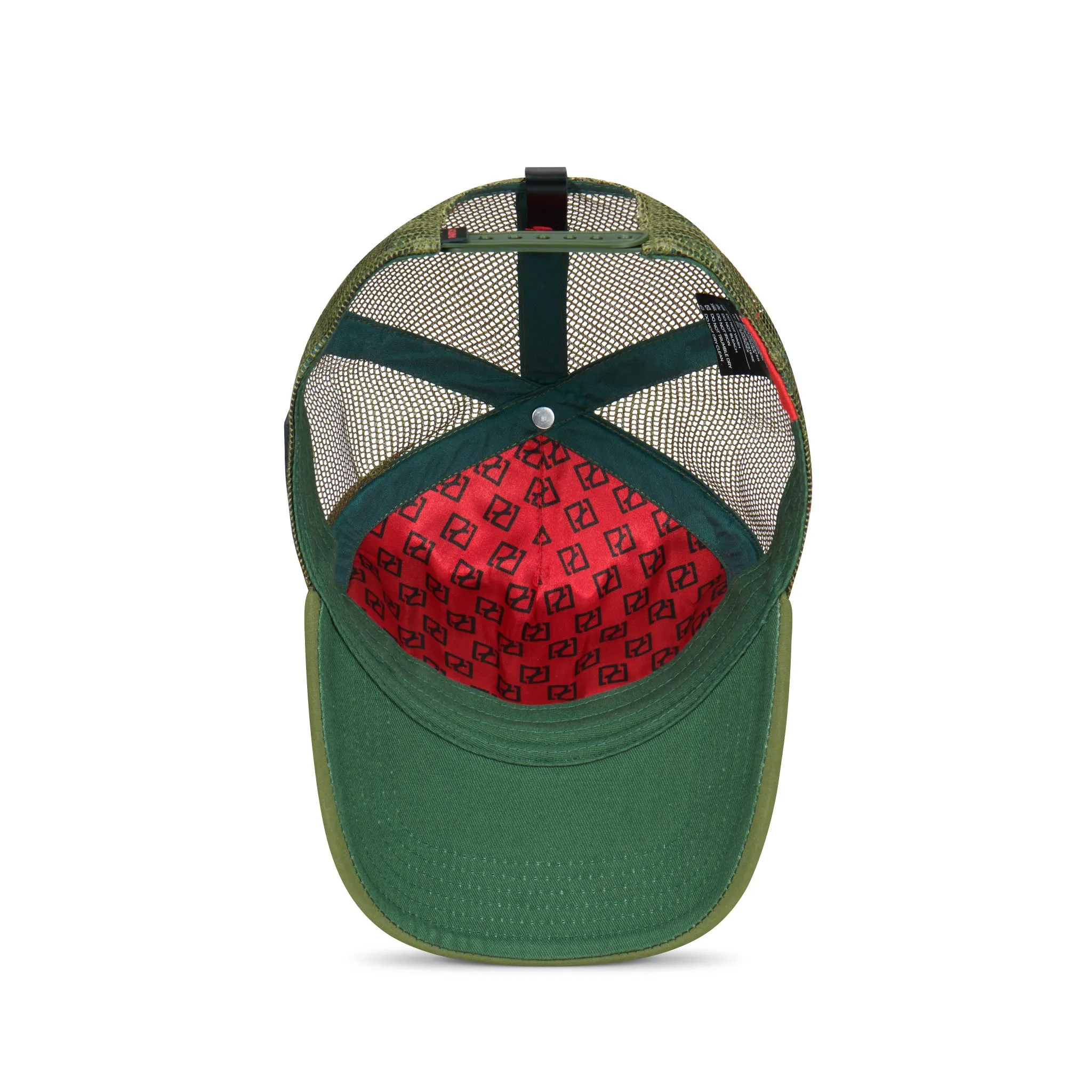 PARTCH x End of Code Trucker Hat Kkaki Green Removable Clip