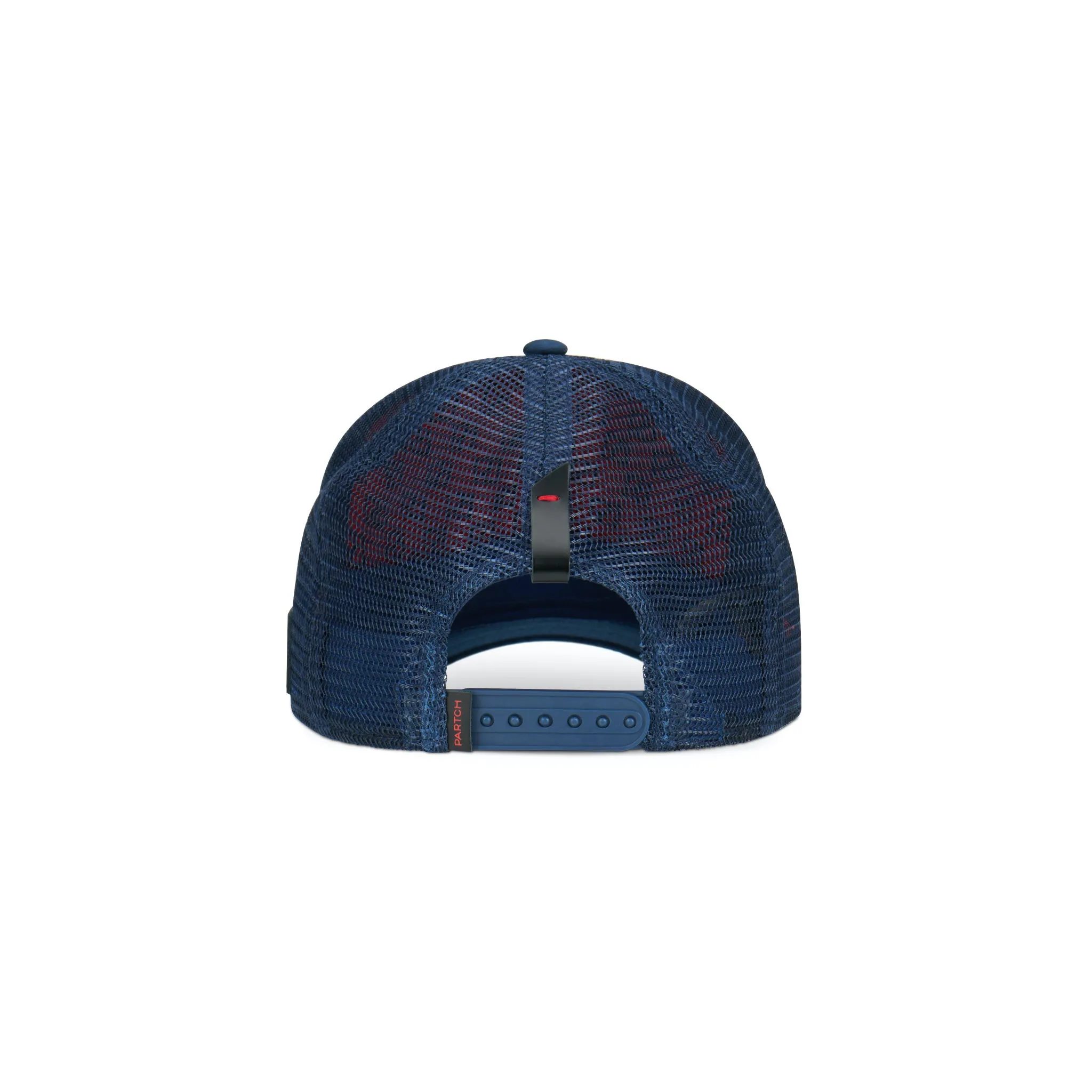 PARTCH x End of Code Trucker Hat Navy Blue Removable Clip