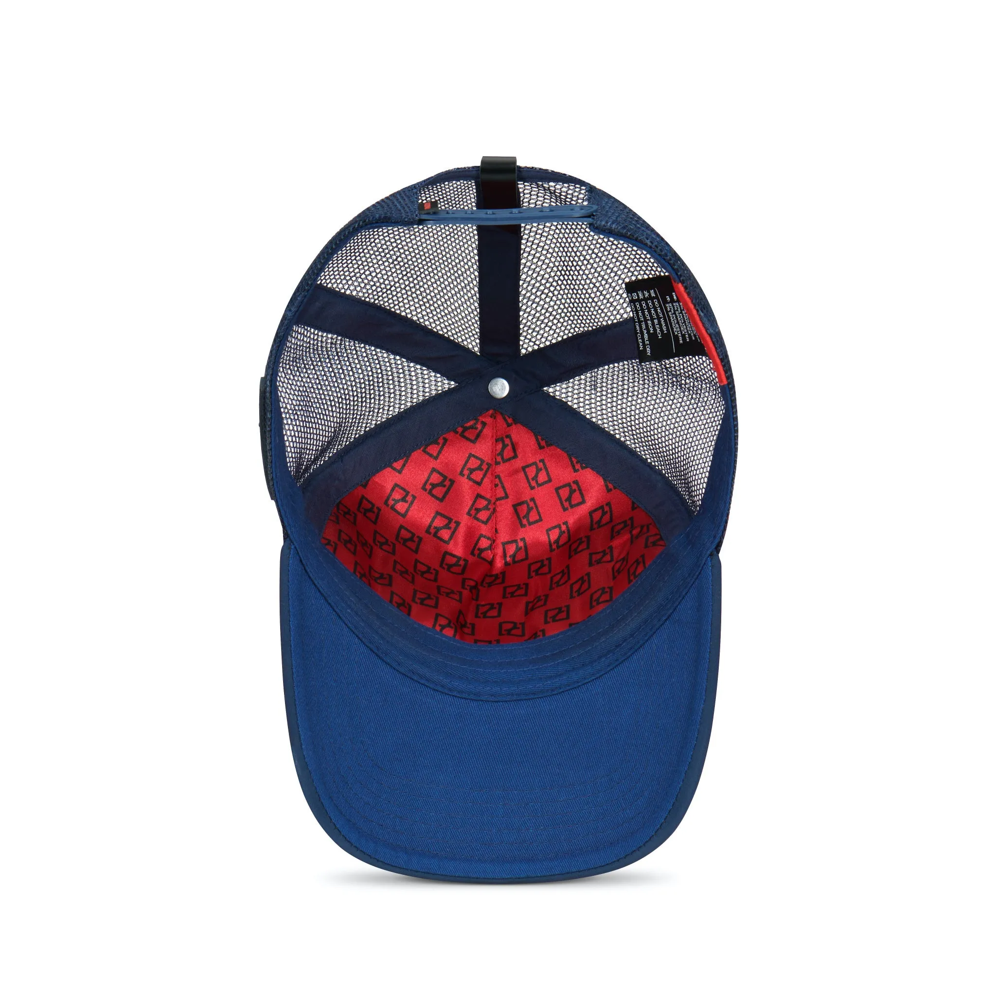 PARTCH x End of Code Trucker Hat Navy Blue Removable Clip