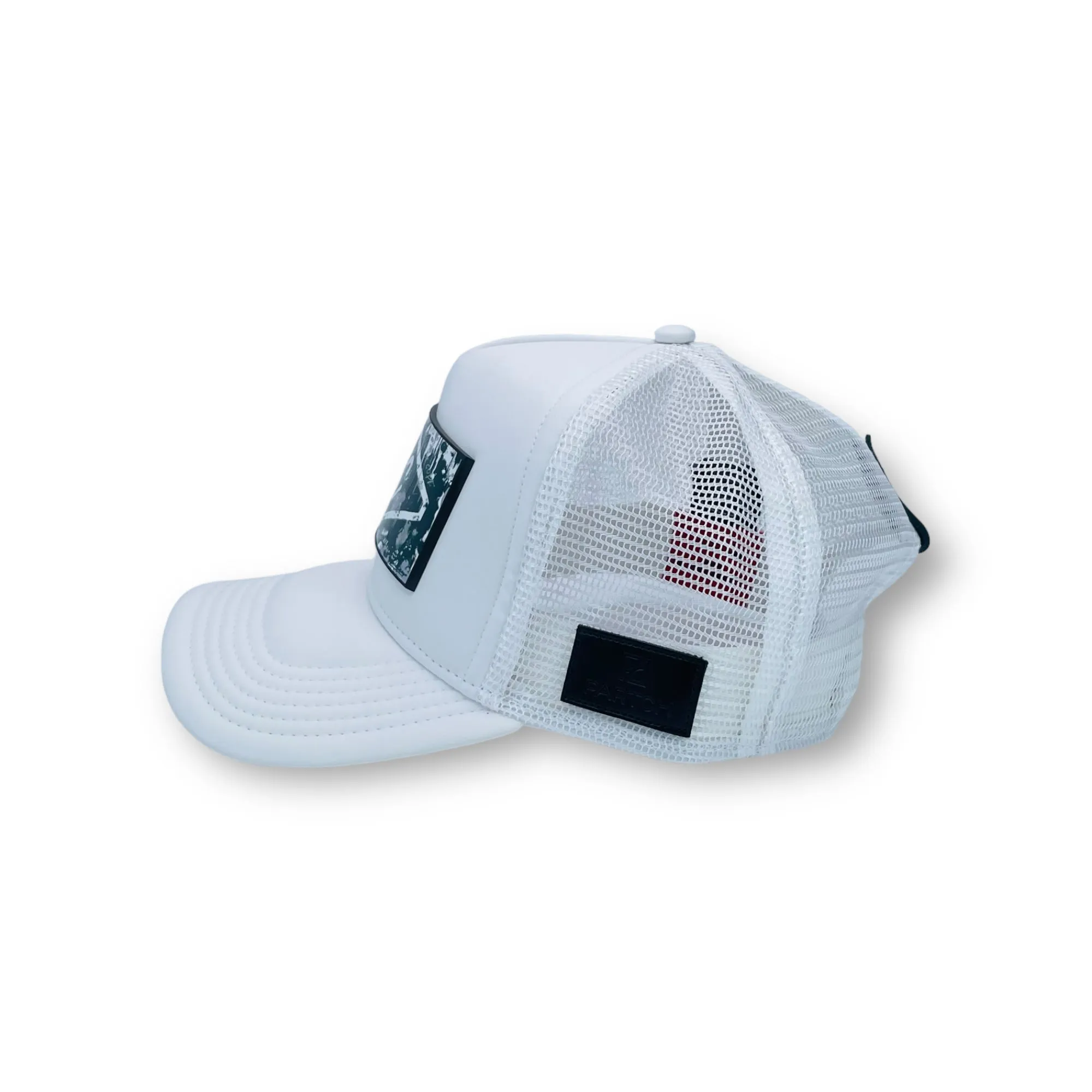 PARTCH x End of Code Trucker Hat White Removable Clip