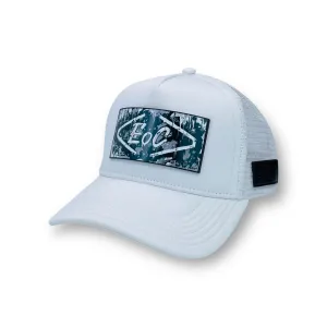 PARTCH x End of Code Trucker Hat White Removable Clip
