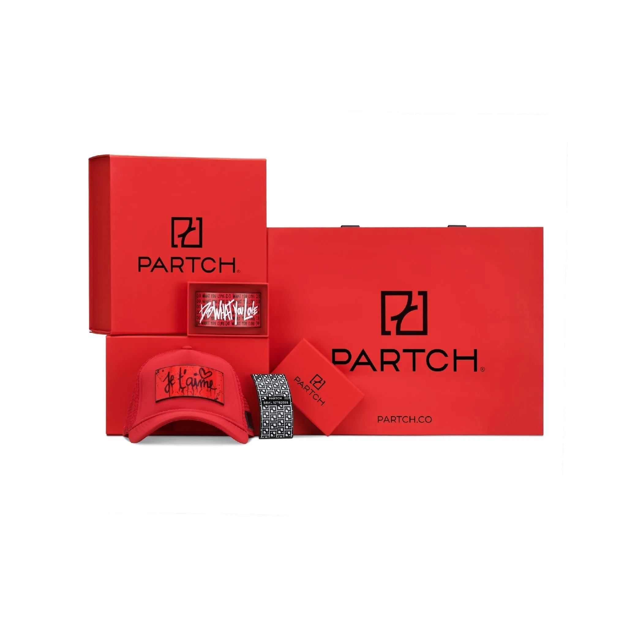 PARTCH x End of Code Trucker Hat Yellow Removable clip