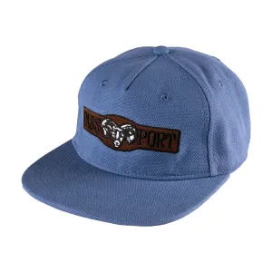 Pass~Port - Ram Heavy Canvas Workers Cap Steel Blue