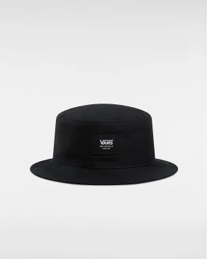 Patch Bucket Hat in Black
