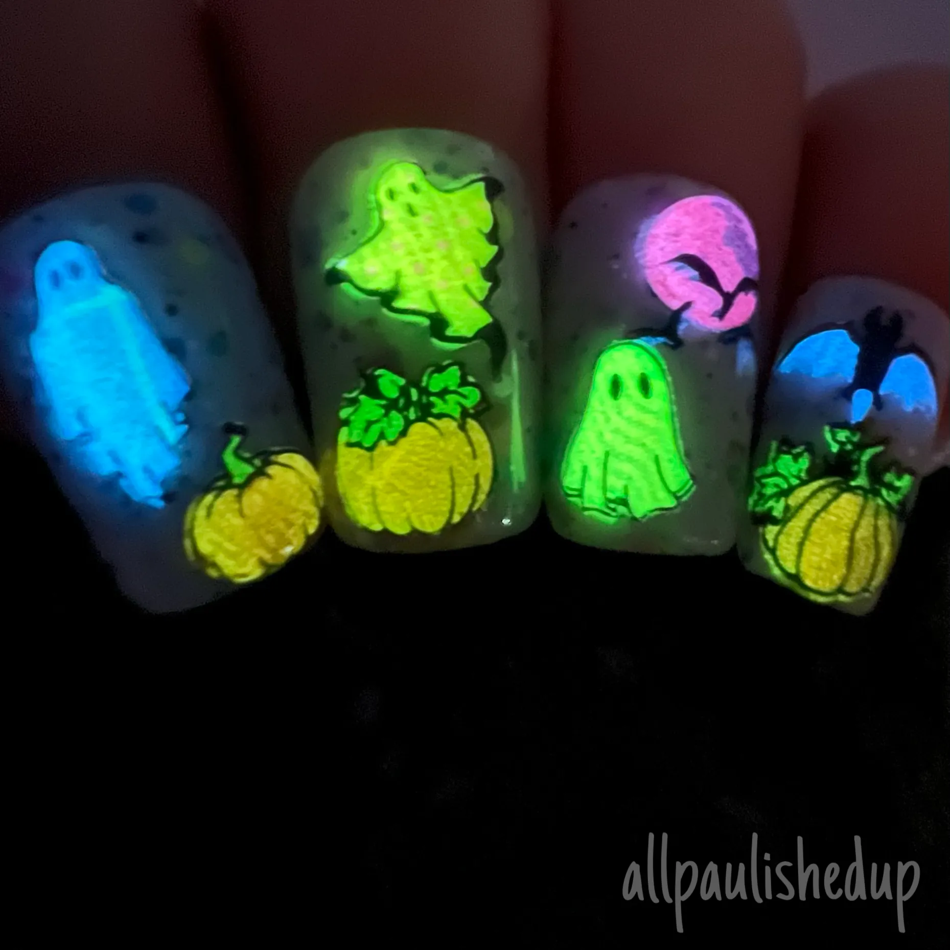 Patterned Halloween (CjSH-95) Steel Nail Art Layered Stamping Plate