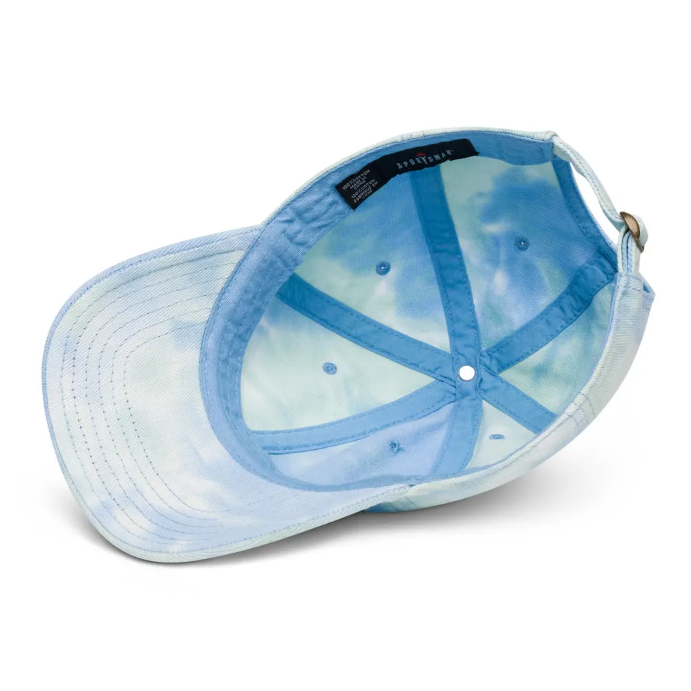 Peace Love & Art Tie-dye Baseball Hat