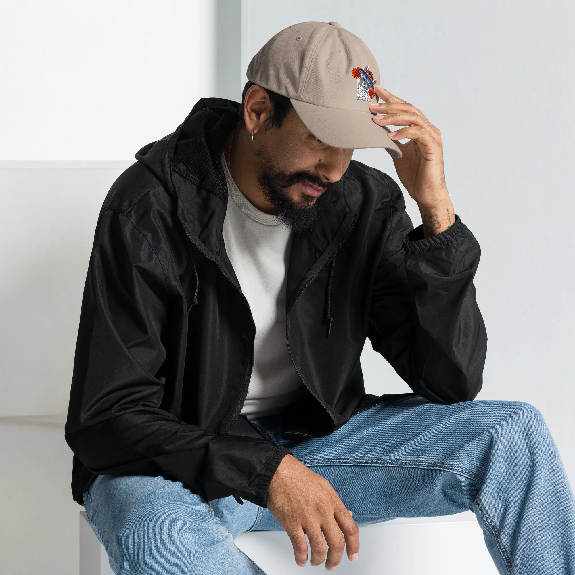Peruvian Alpaca Embroidered Dad Hat