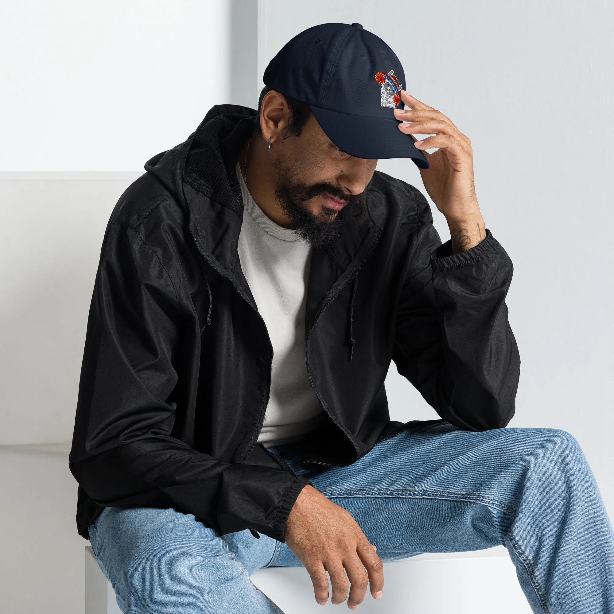 Peruvian Alpaca Embroidered Dad Hat