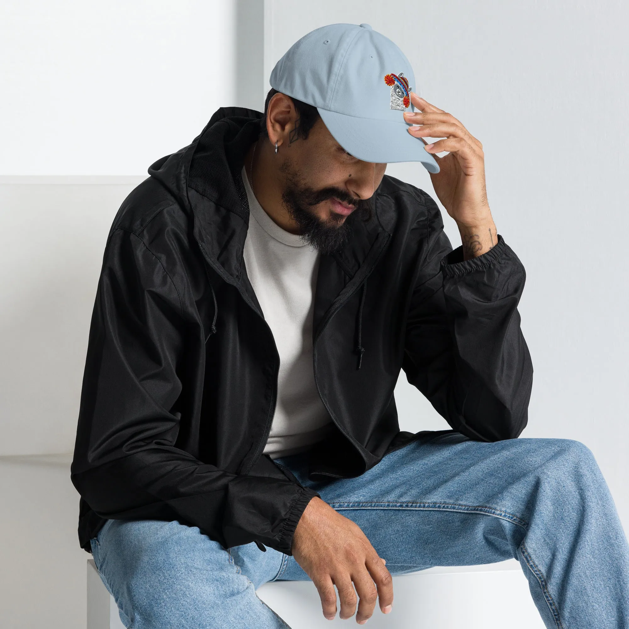 Peruvian Alpaca Embroidered Dad Hat