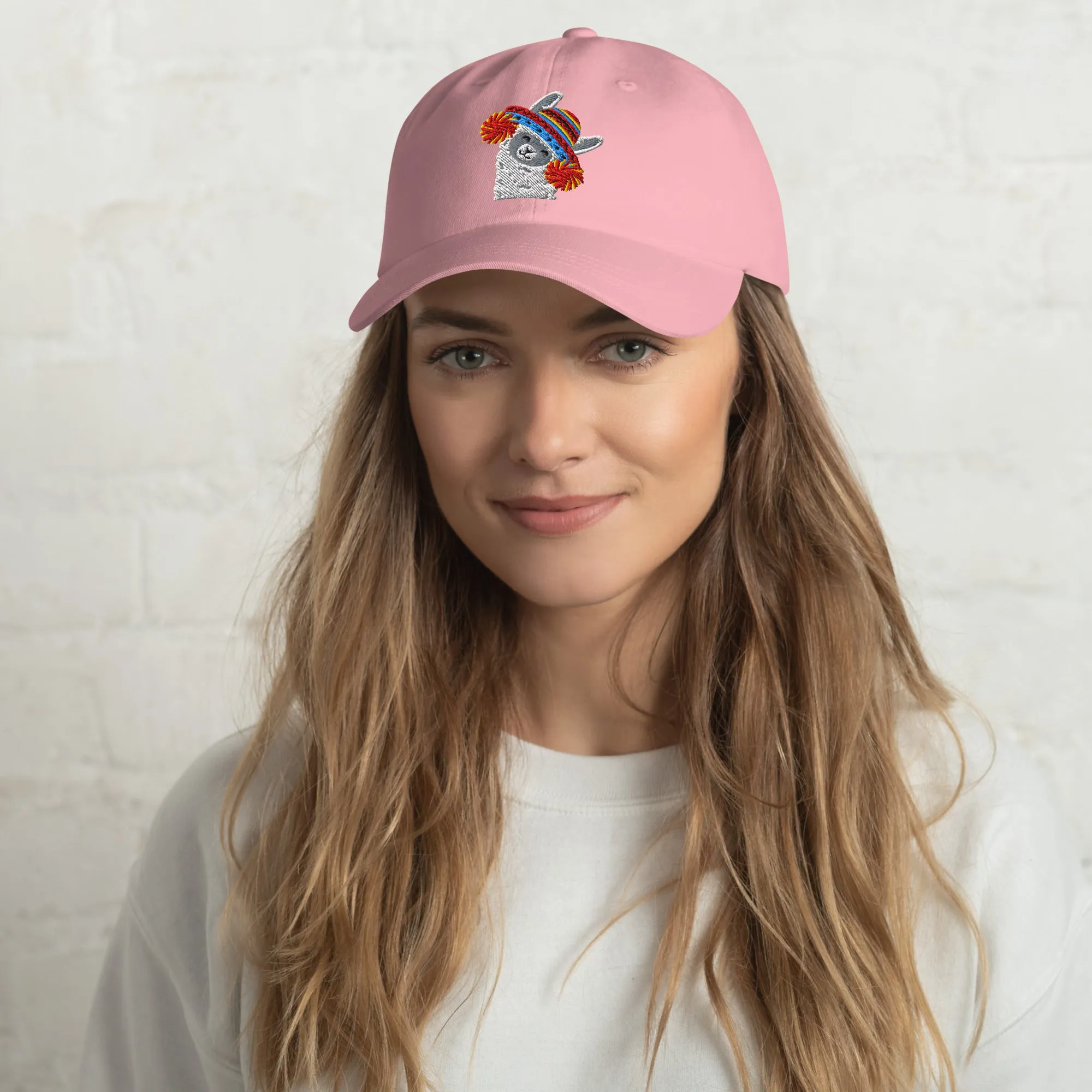 Peruvian Alpaca Embroidered Dad Hat