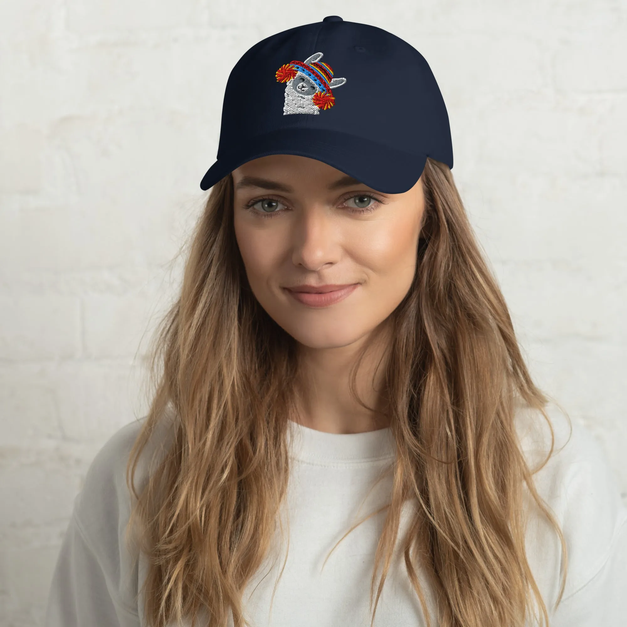 Peruvian Alpaca Embroidered Dad Hat
