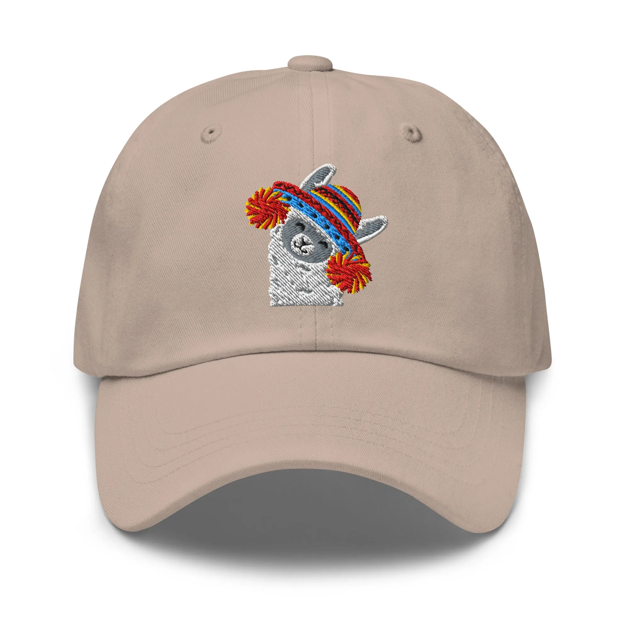 Peruvian Alpaca Embroidered Dad Hat