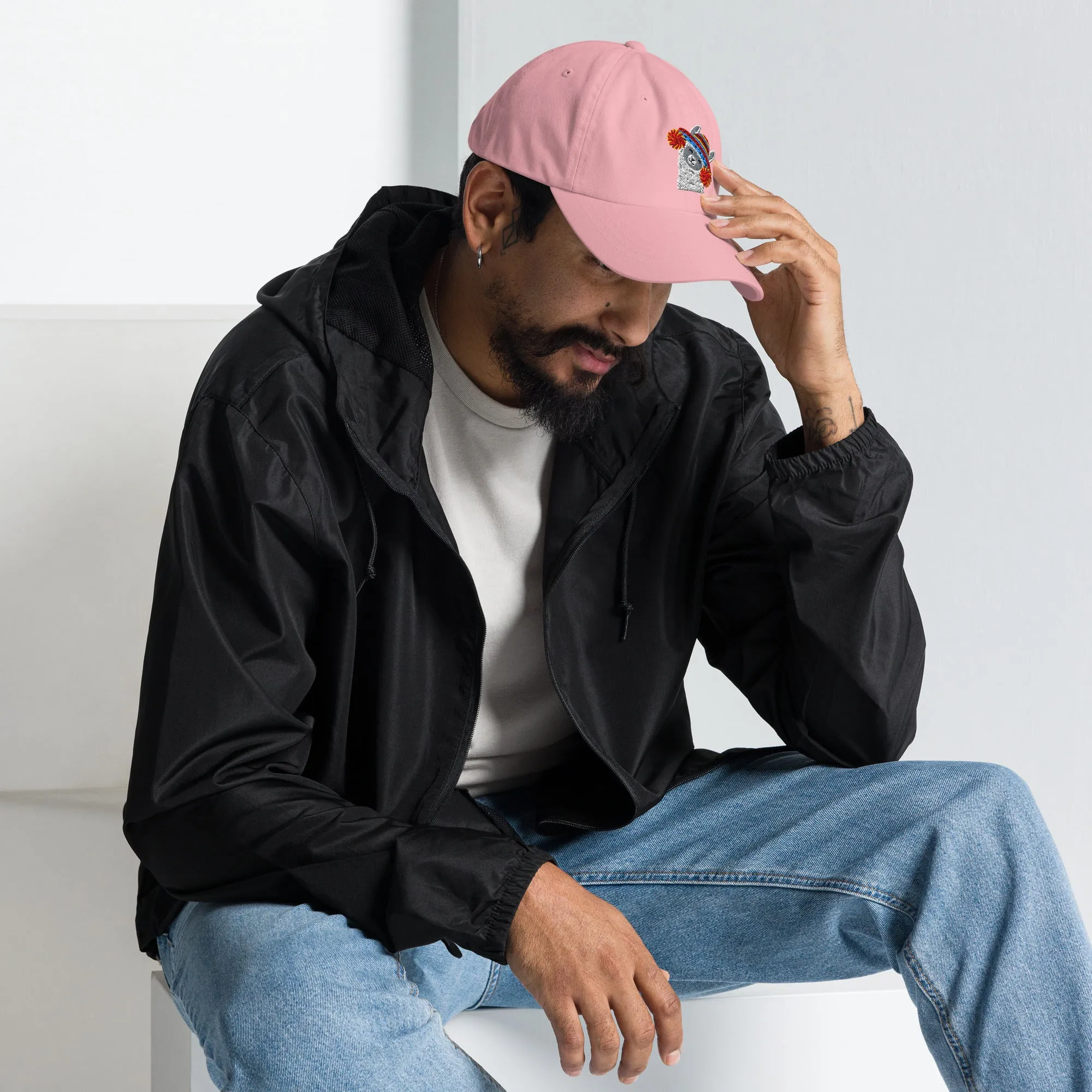 Peruvian Alpaca Embroidered Dad Hat