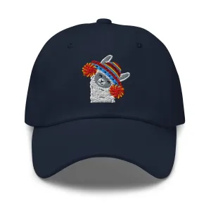 Peruvian Alpaca Embroidered Dad Hat