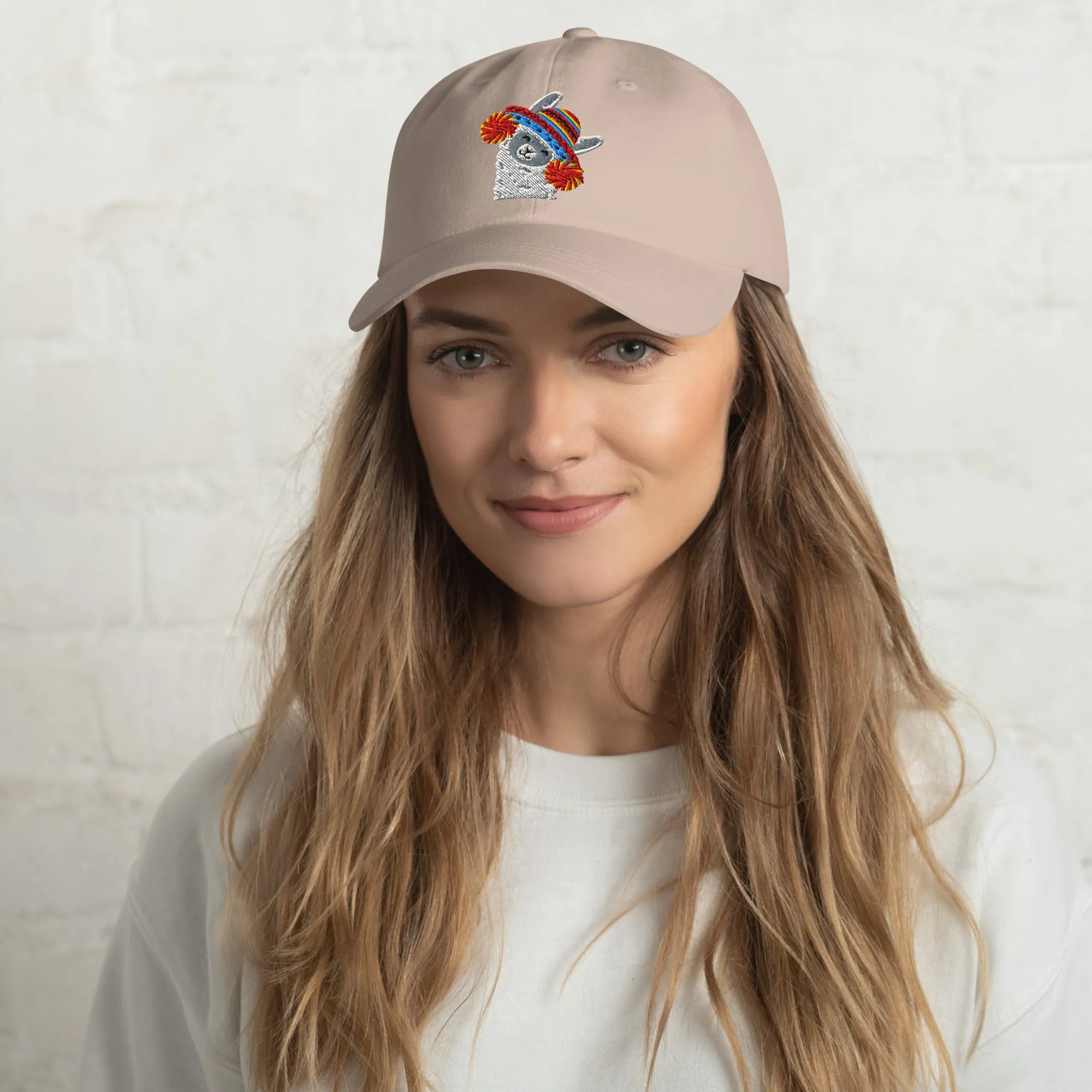 Peruvian Alpaca Embroidered Dad Hat