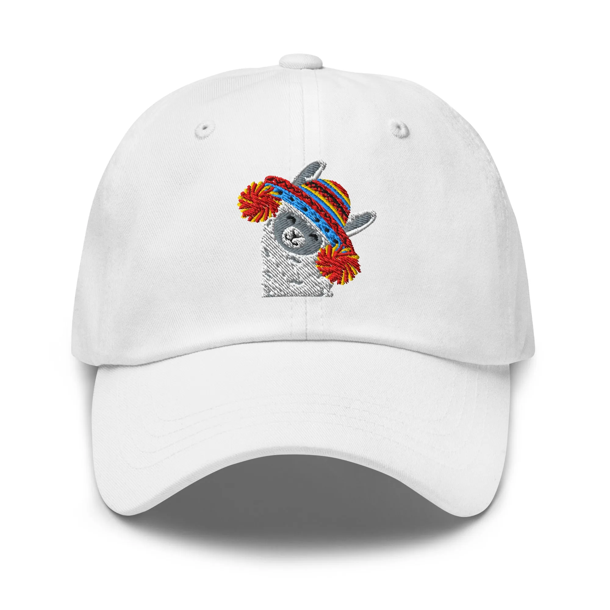 Peruvian Alpaca Embroidered Dad Hat