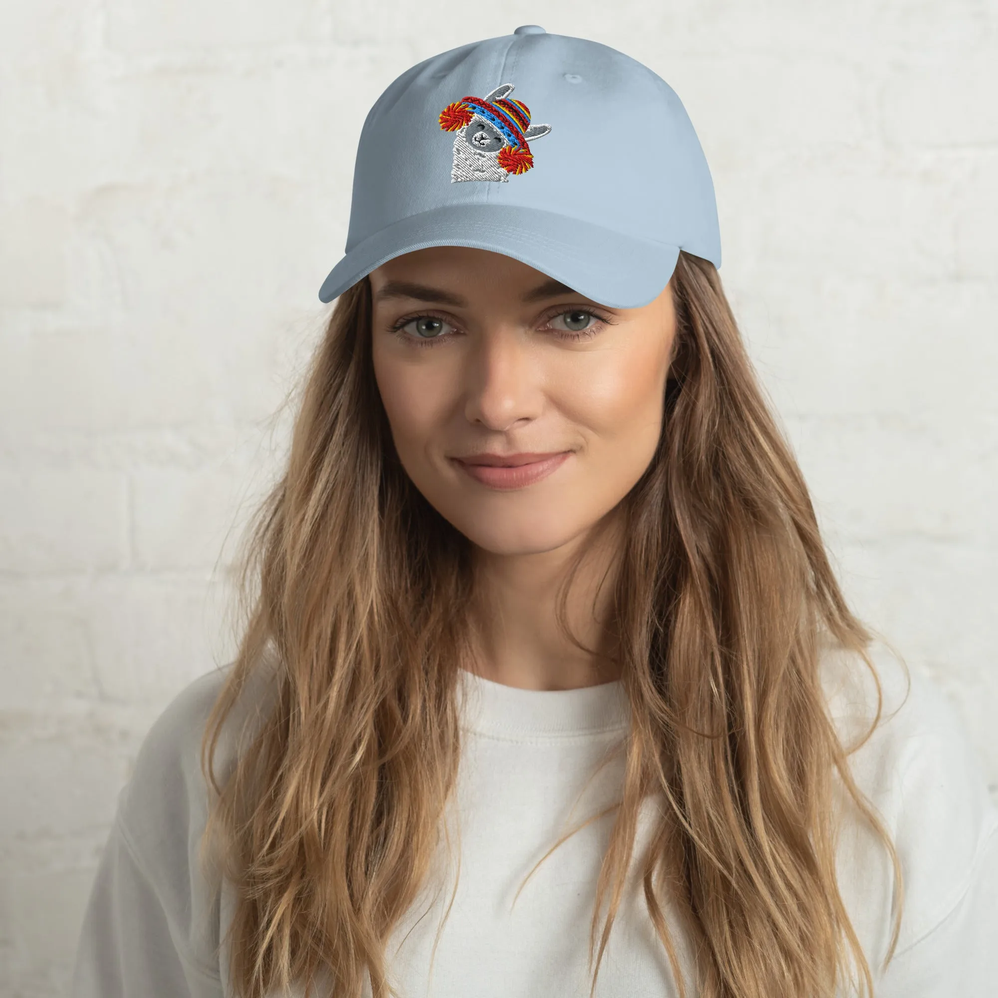 Peruvian Alpaca Embroidered Dad Hat