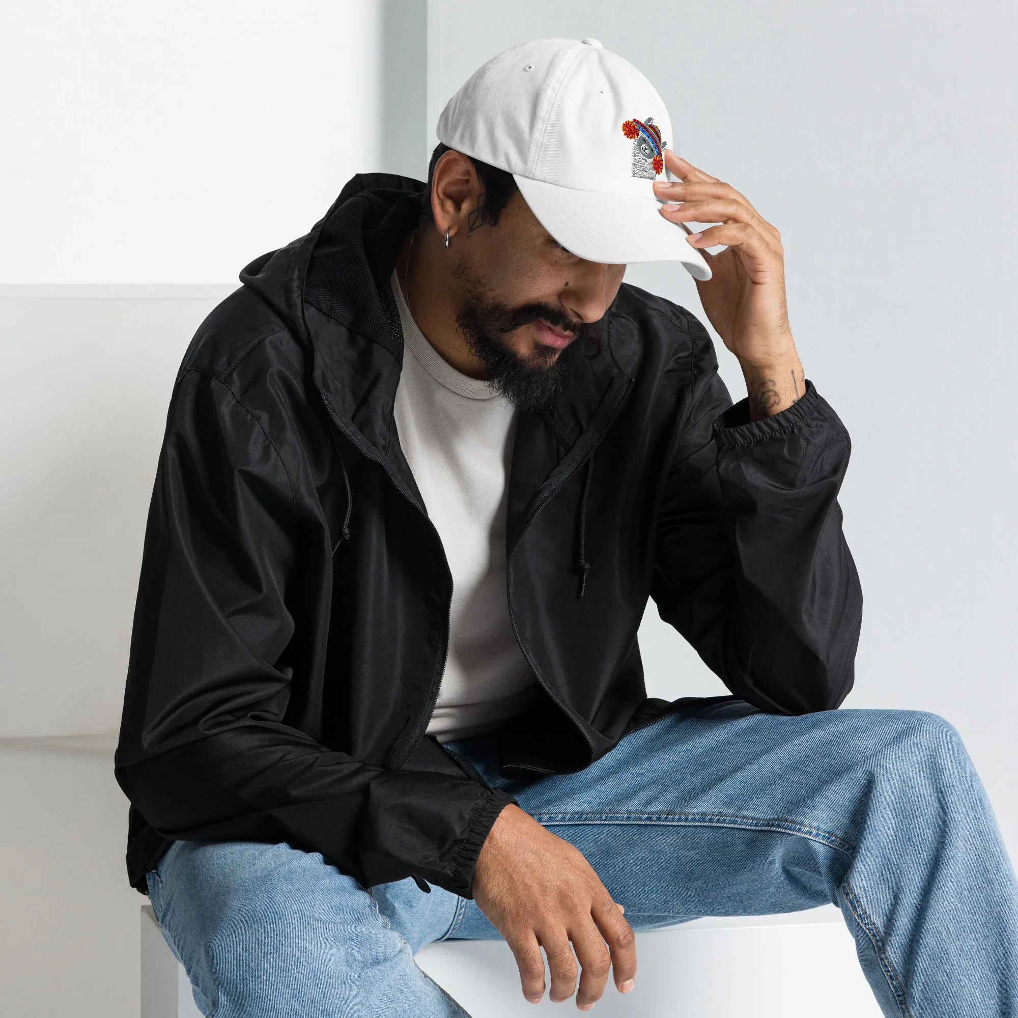 Peruvian Alpaca Embroidered Dad Hat