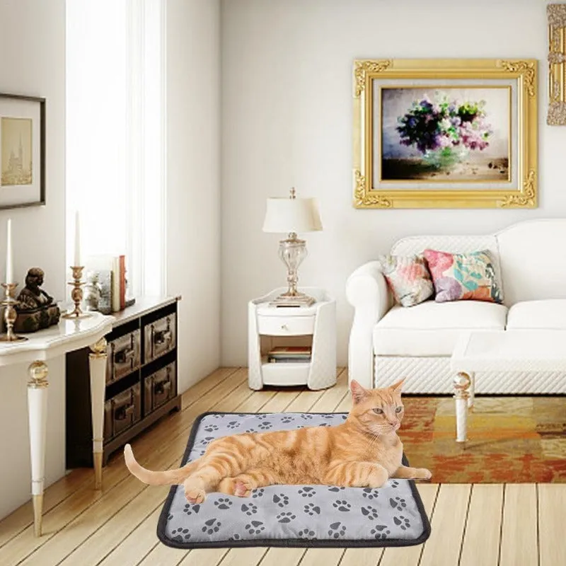 Pet Heating Pad Mat For Dog Cat Indoor Electric Waterproof With Chew Resistant Cord Winter Pet Blanket | Brodtica.com