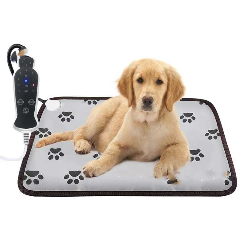 Pet Heating Pad Mat For Dog Cat Indoor Electric Waterproof With Chew Resistant Cord Winter Pet Blanket | Brodtica.com